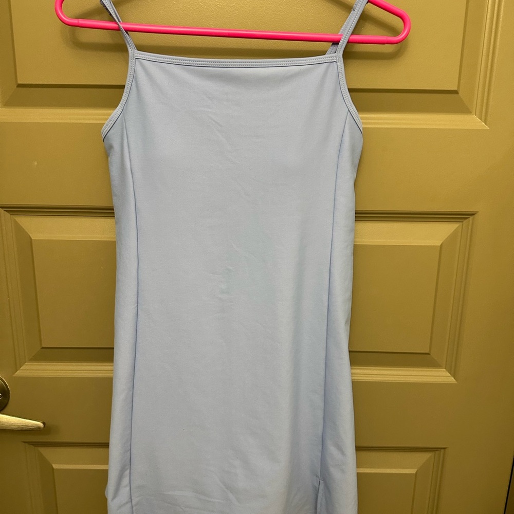 Old Navy Sky Blue Spaghetti Active Dress